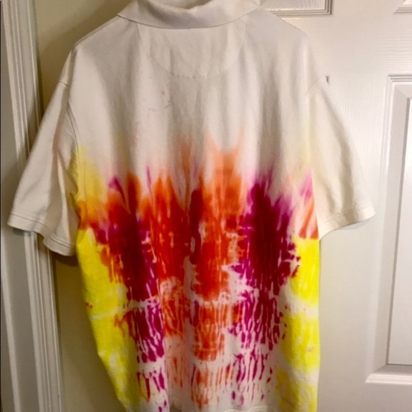 Custom Tie -Dye Polo Shirt - Picture 3 of 7